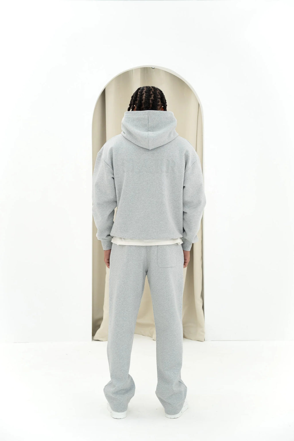 Siarr Puff Hoodie - Grey
