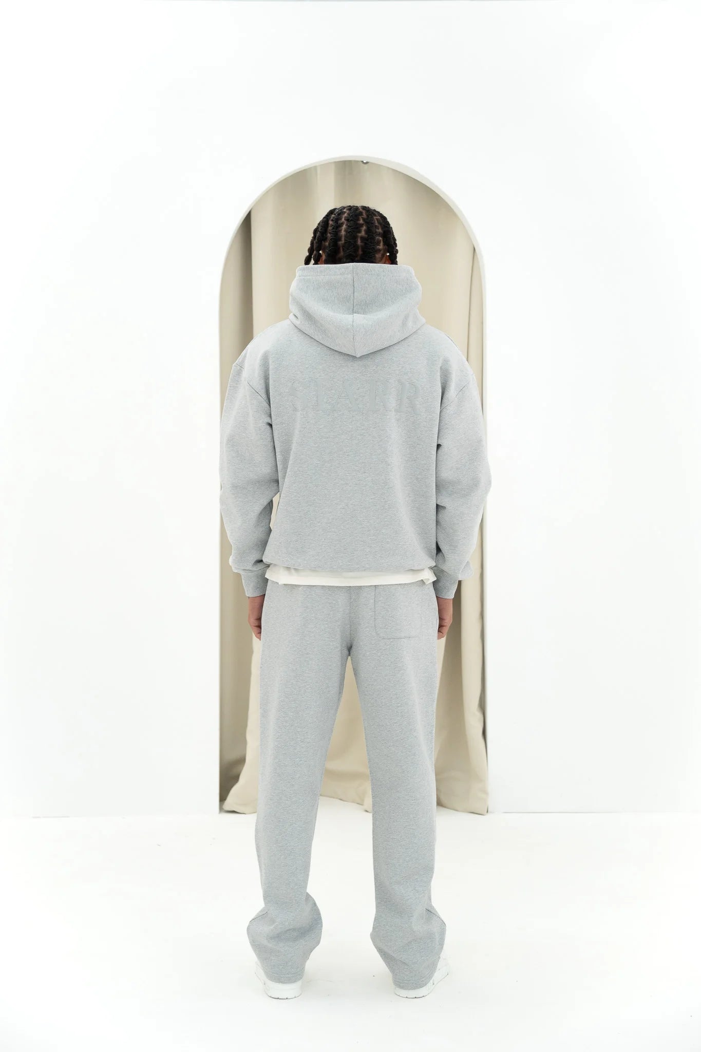Siarr Puff Hoodie - Grey