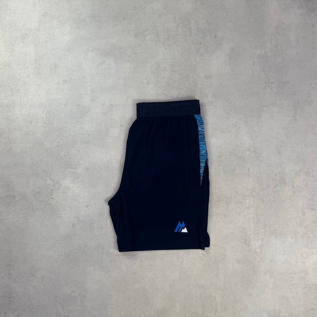 Montirex x LPL Run City Shorts - Navy/Blue