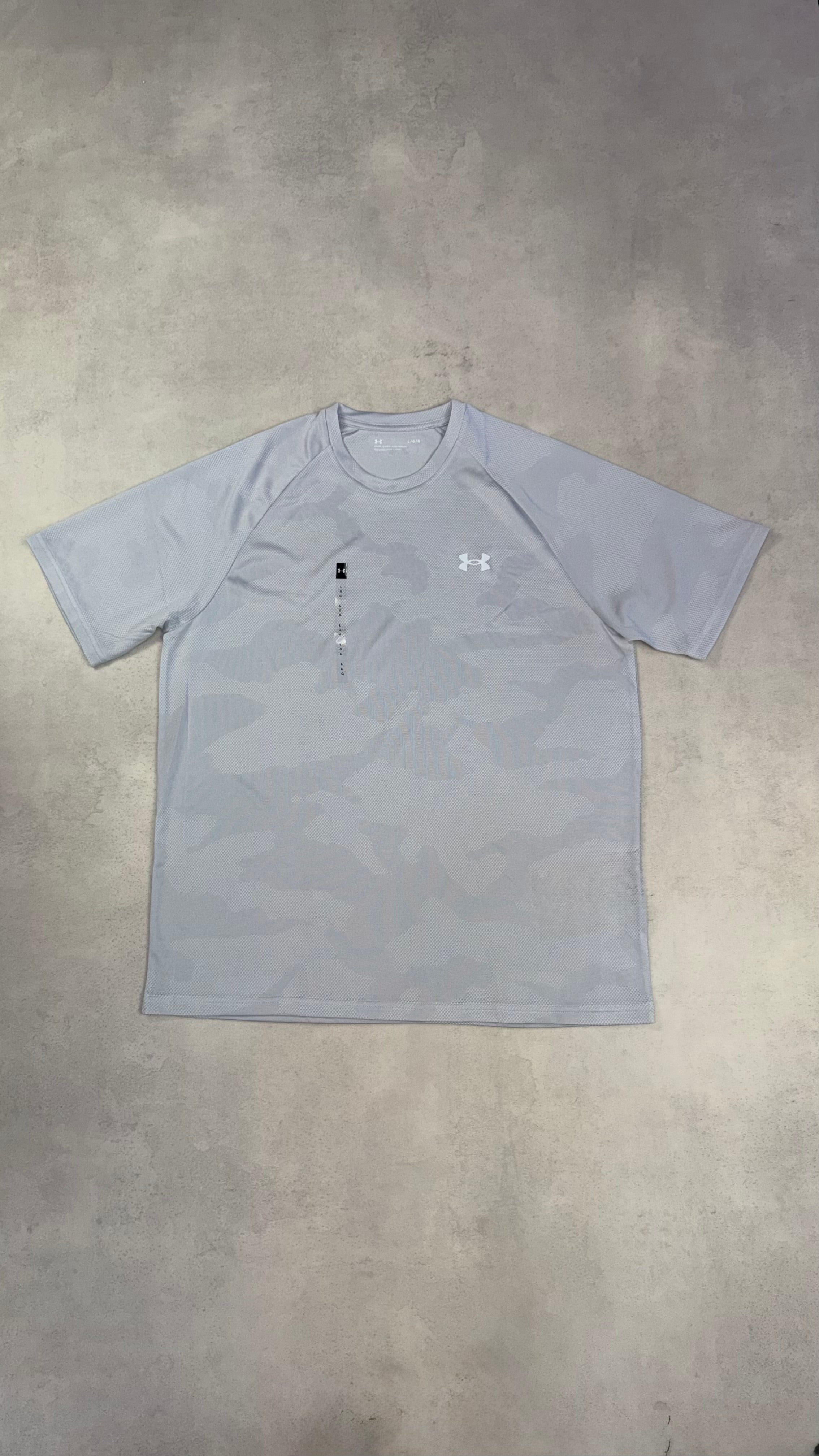 Under Armour Velocity Jacquard SS T-Shirt - Grey Camo