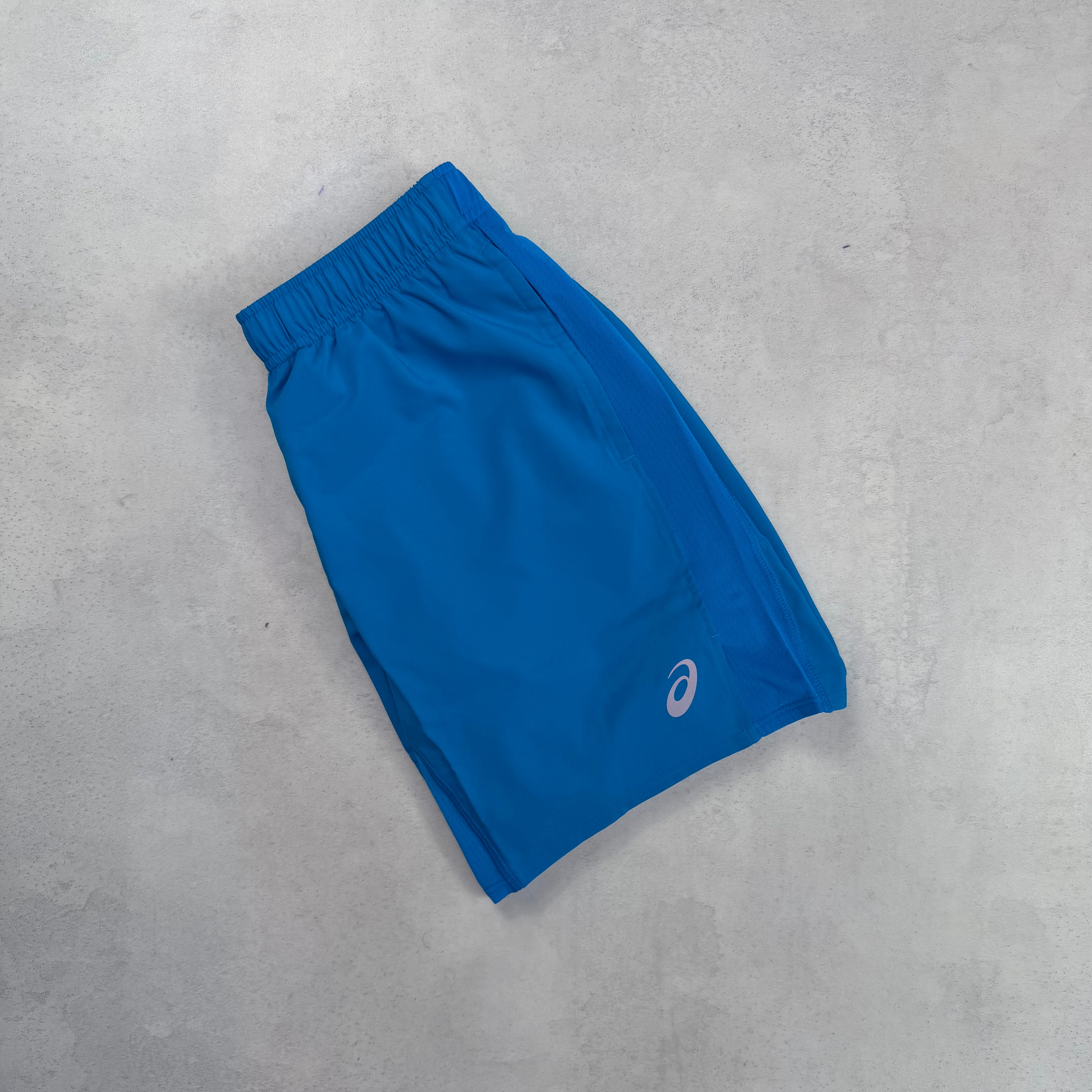 Asics Aegean Blue Icon Windrunner, T-Shirt & Shorts Trio Set