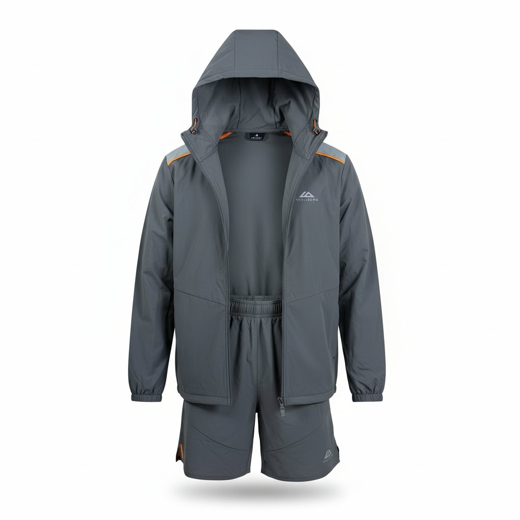 Trailberg Nightfall Windrunner & Shorts Duo Set