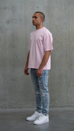 Siarr Relaxed Drip T-Shirt - Pink