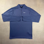 Nike Diffused Blue Windrunner, Half Zip & Pants Tracksuit