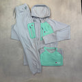 Berghaus Mint/Grey Pavey Hoodie, Pants & Wayside 3.0 T-Shirt Trio Set