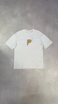 Patterned 'All In' T-Shirt - Beige