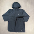Asics Carrier Grey Core Windrunner & Core Shorts Duo Set
