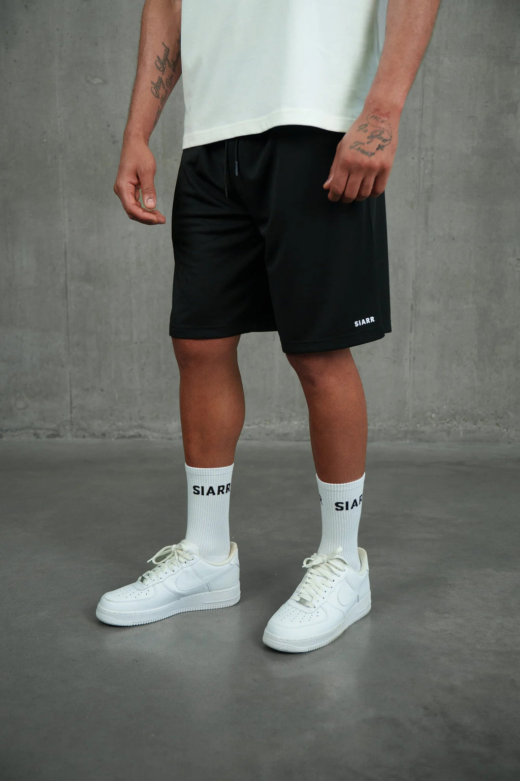 Siarr Mesh Shorts - Black