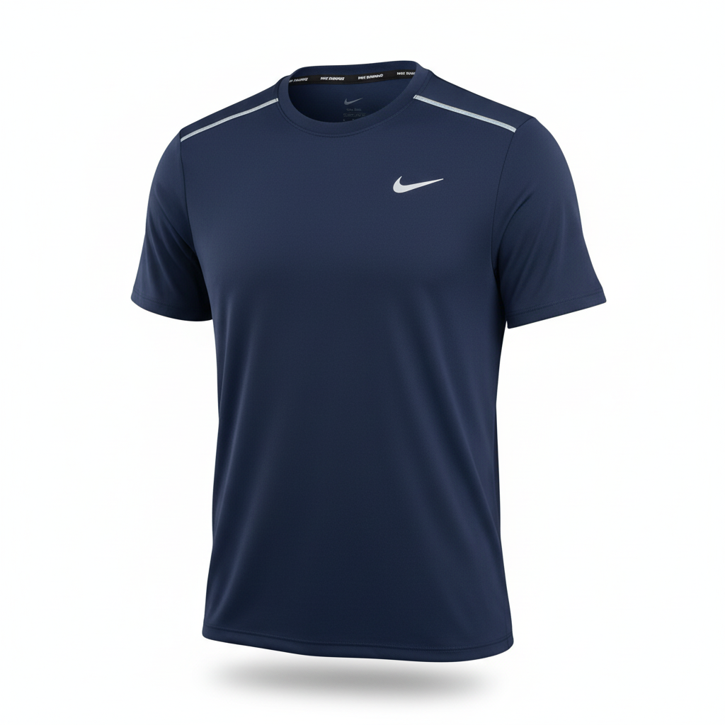 Nike Miler T-Shirt - Navy