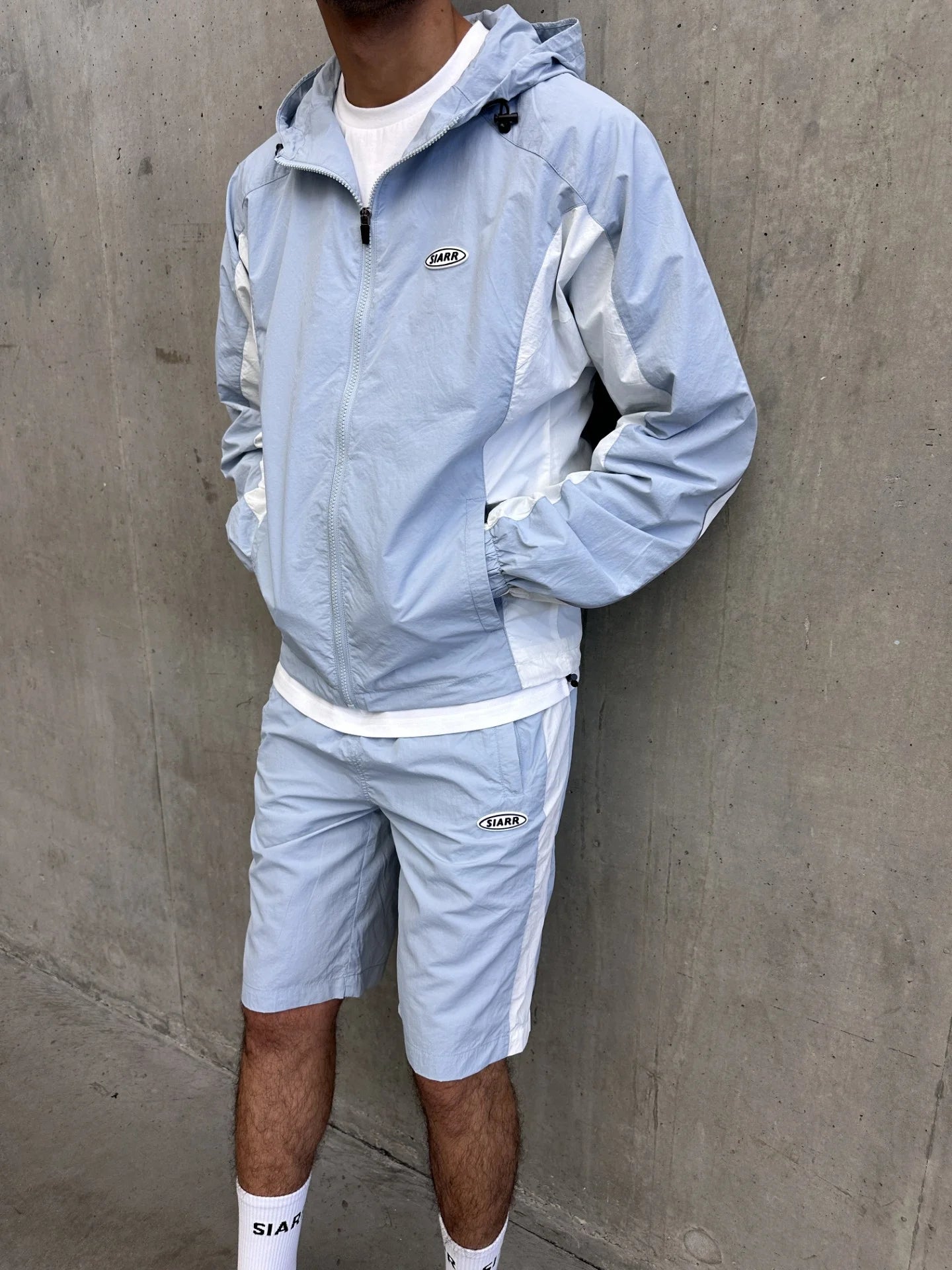 Siarr Orbit Shorts - Light Blue