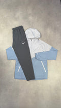 Nike White/Cobalt Blue Windrunner & Grey Challenger Pants Duo Set