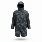 Trailberg Graphite Grey/Ice Windbreaker, T-Shirt & Shorts Trio Set