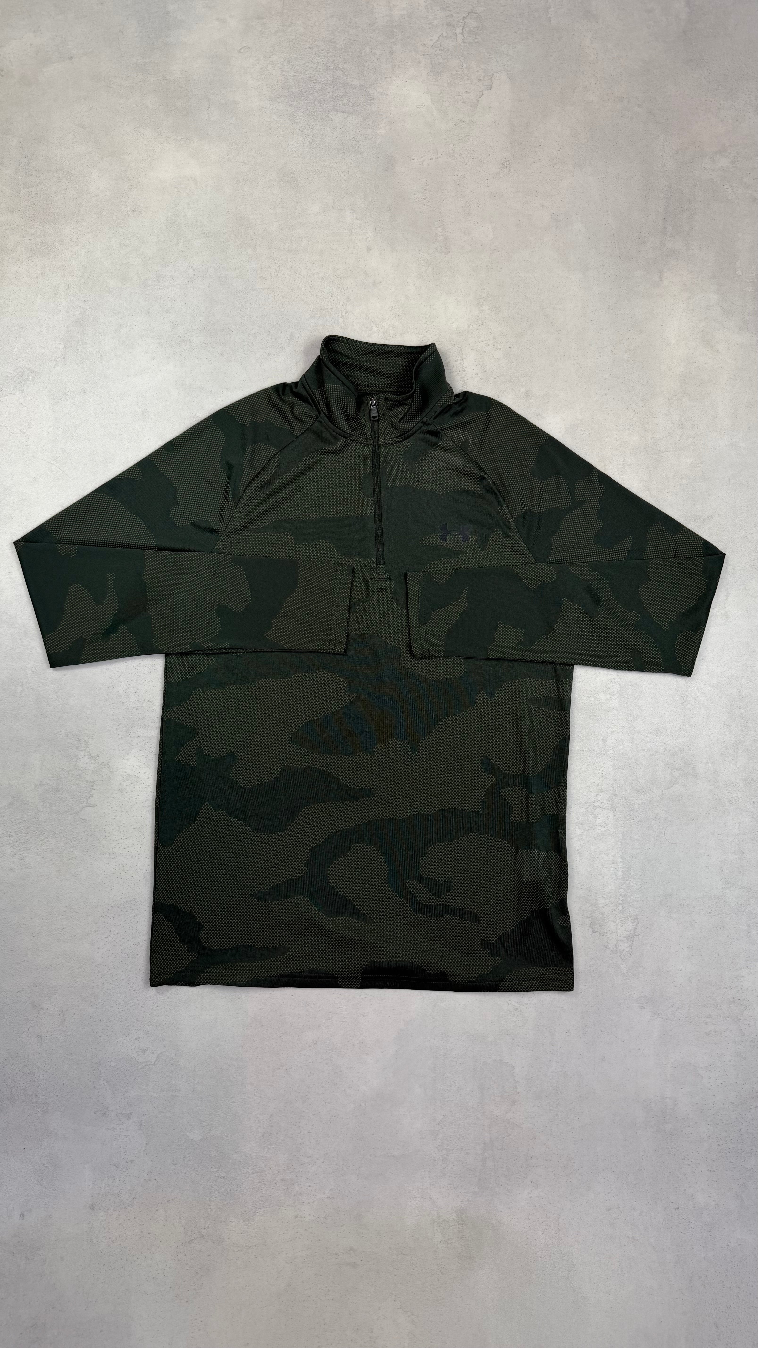Under Armour Half Zip Green Camo
