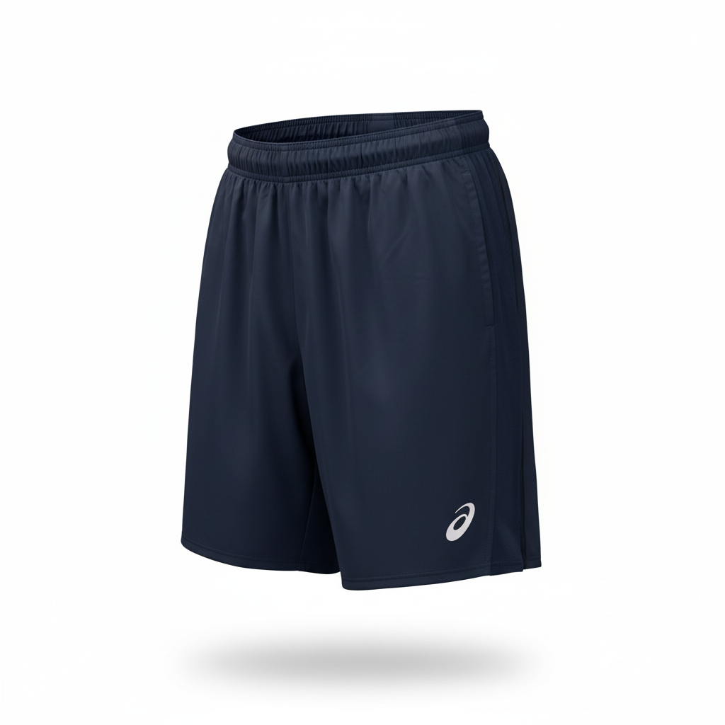 Asics Navy Icon T-Shirt & Shorts Duo Set