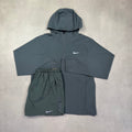 Nike Grey Windrunner & Challenger Shorts Duo Set