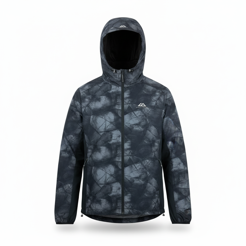 Trailberg Graphite Grey/Ice Windbreaker, T-Shirt & Shorts Trio Set