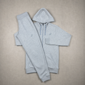 Asics Grey Icon Jacket & Grey Icon Joggers Tracksuit
