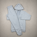 Asics Grey Icon Jacket & Grey Icon Joggers Tracksuit