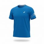 Asics Aegean Blue Icon T-Shirt & Shorts Duo Set