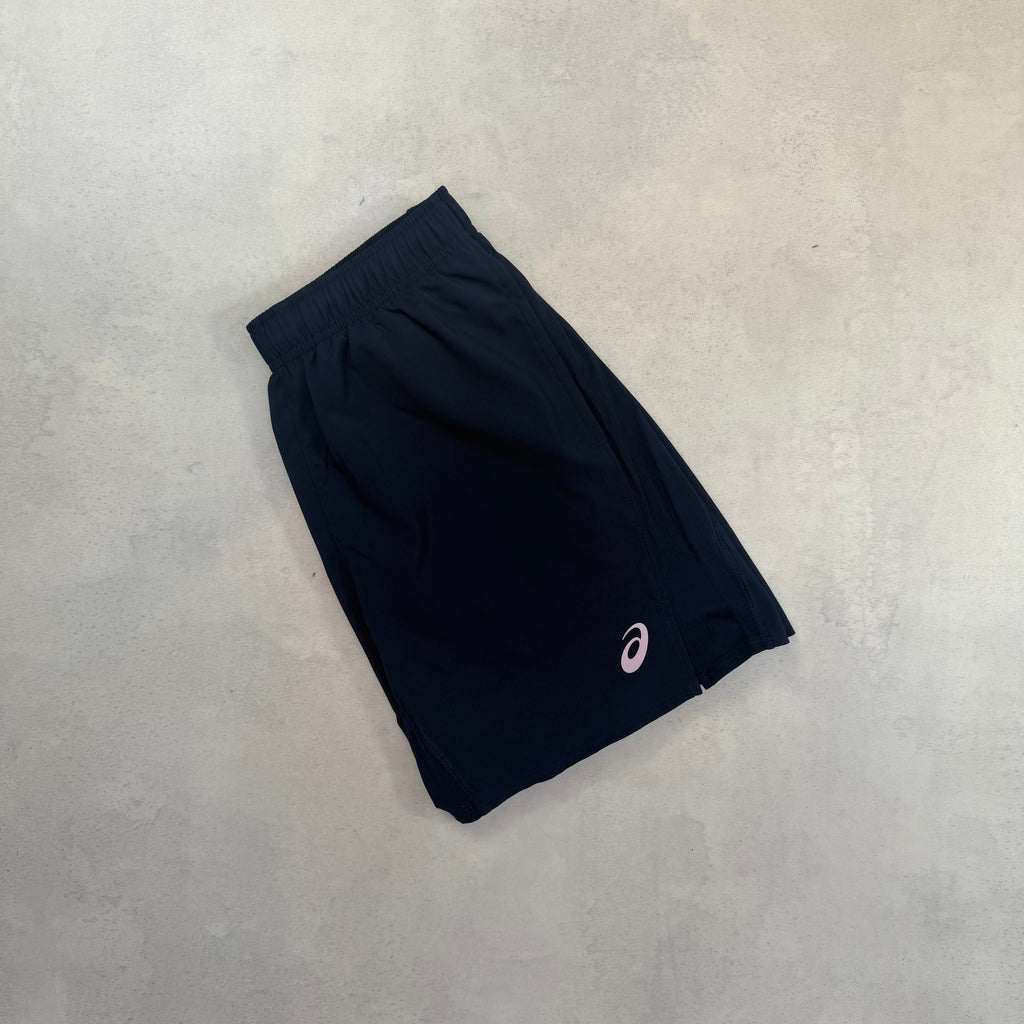 Asics Bubblegum Core T-Shirt & Black Core Shorts Duo Set