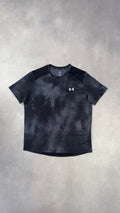 Under Armour CoolSwitch Printed SS T-Shirt - Black/White Smoke