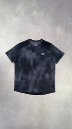 Under Armour CoolSwitch Printed SS T-Shirt - Black/White Smoke