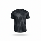 Under Armour CoolSwitch Printed SS T-Shirt - Black/White Smoke