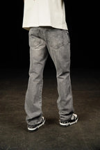 Siarr Flared Jeans - Triple Grey