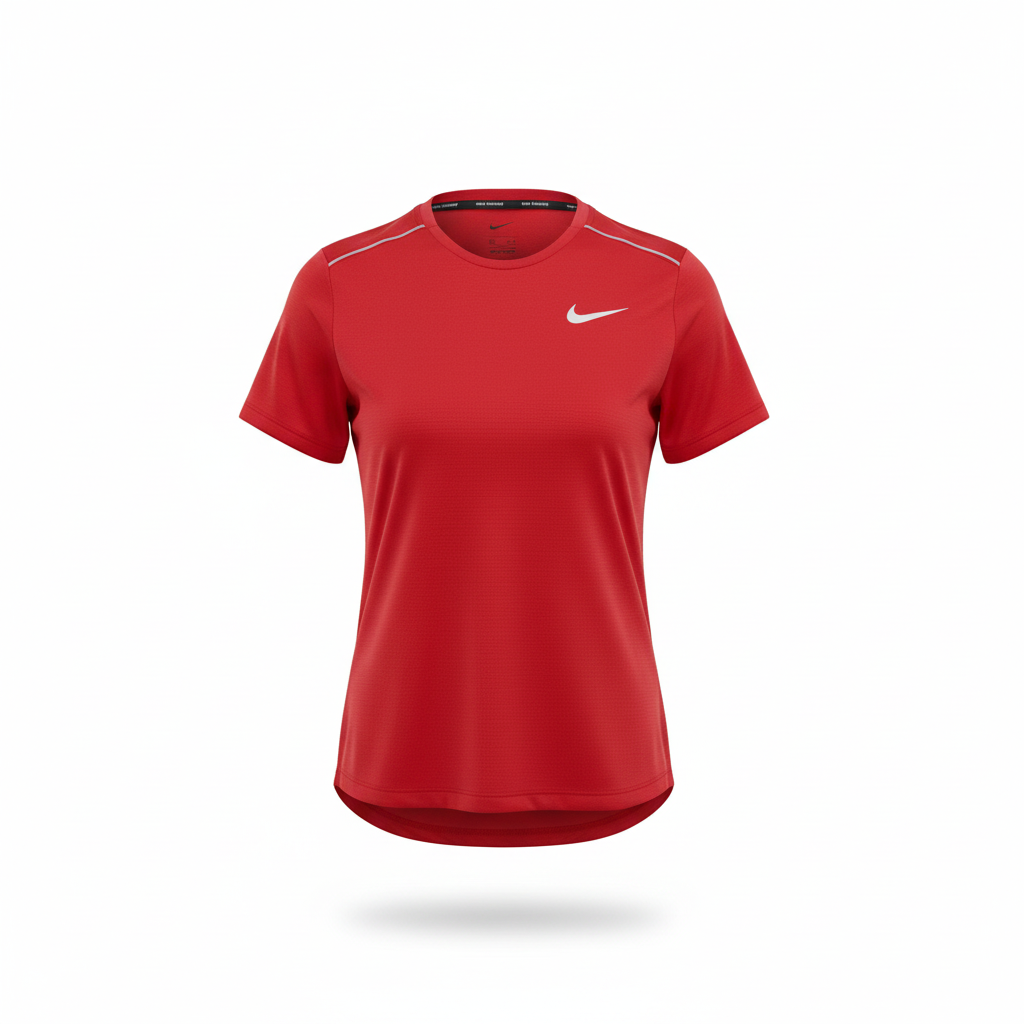 Nike Miler T-Shirt - Crimson Red