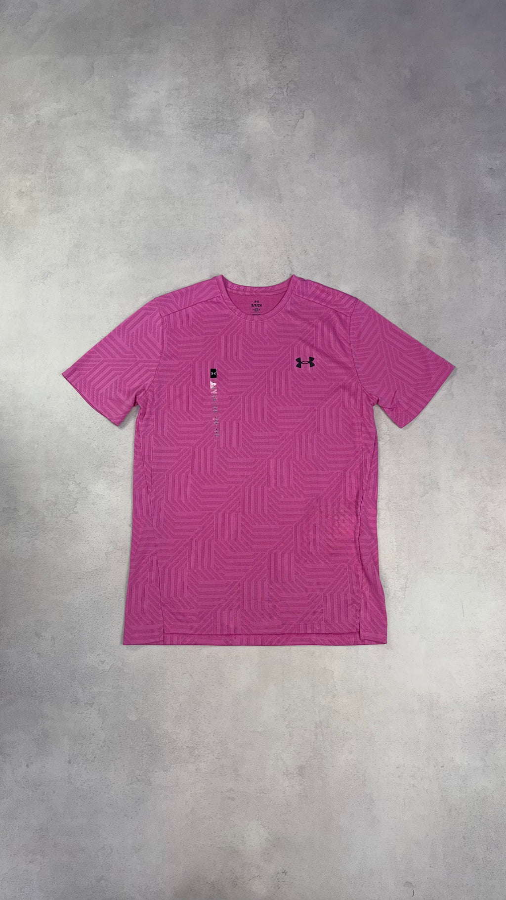 Under Armour Tech Vent Geotessa SS T-Shirt - Pink
