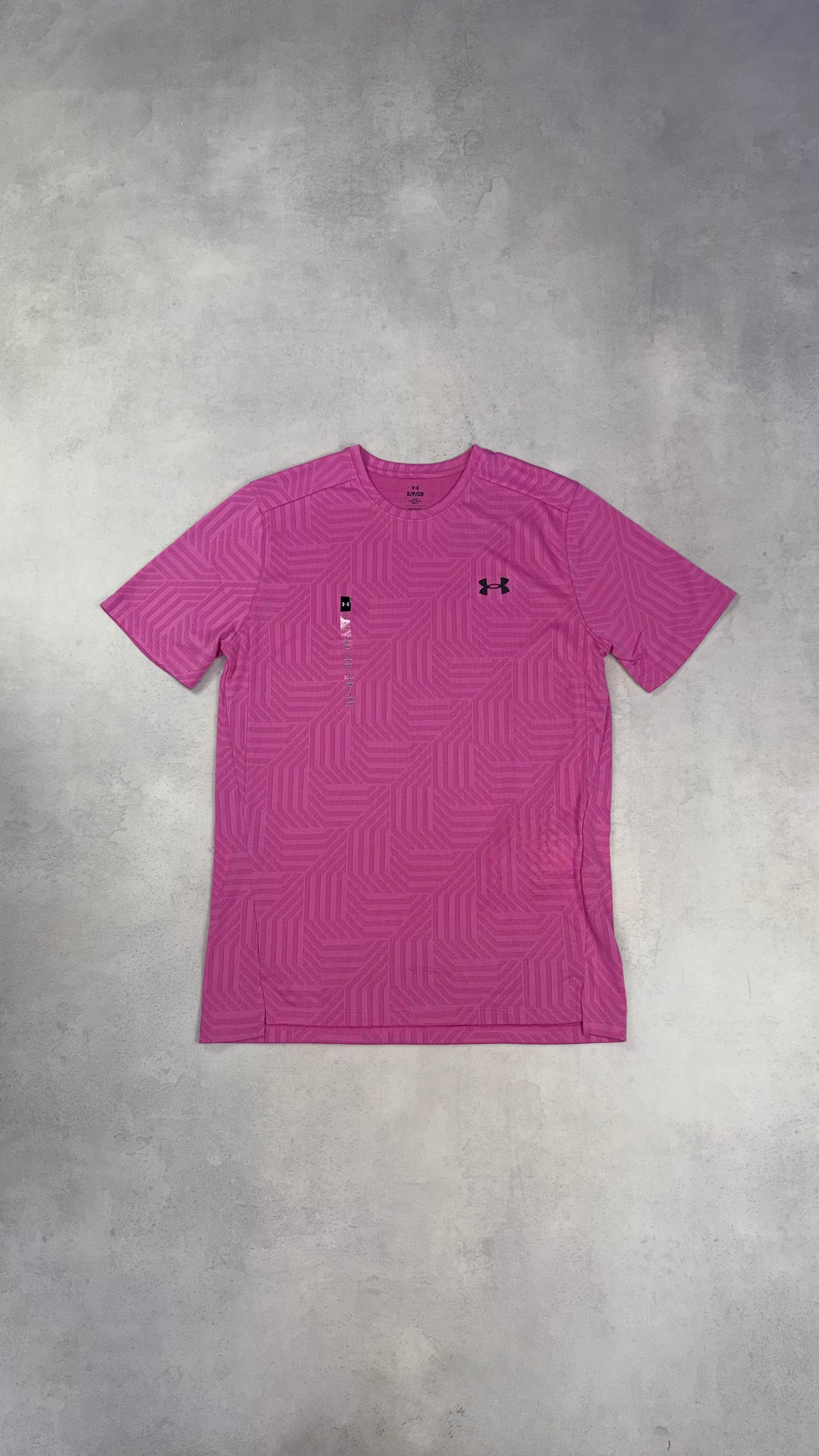Under Armour Tech Vent Geotessa SS T-Shirt - Pink