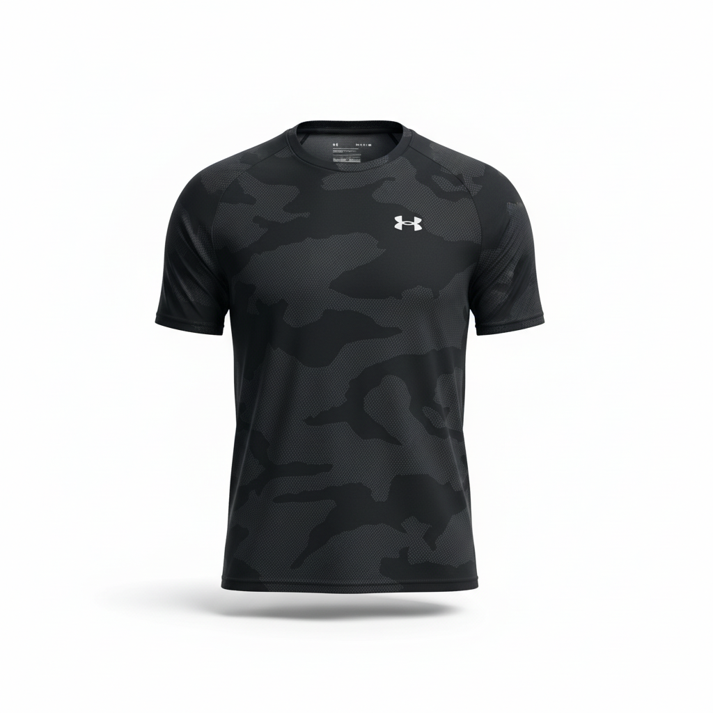Under Armour Velocity Jacquard T-Shirt - Black