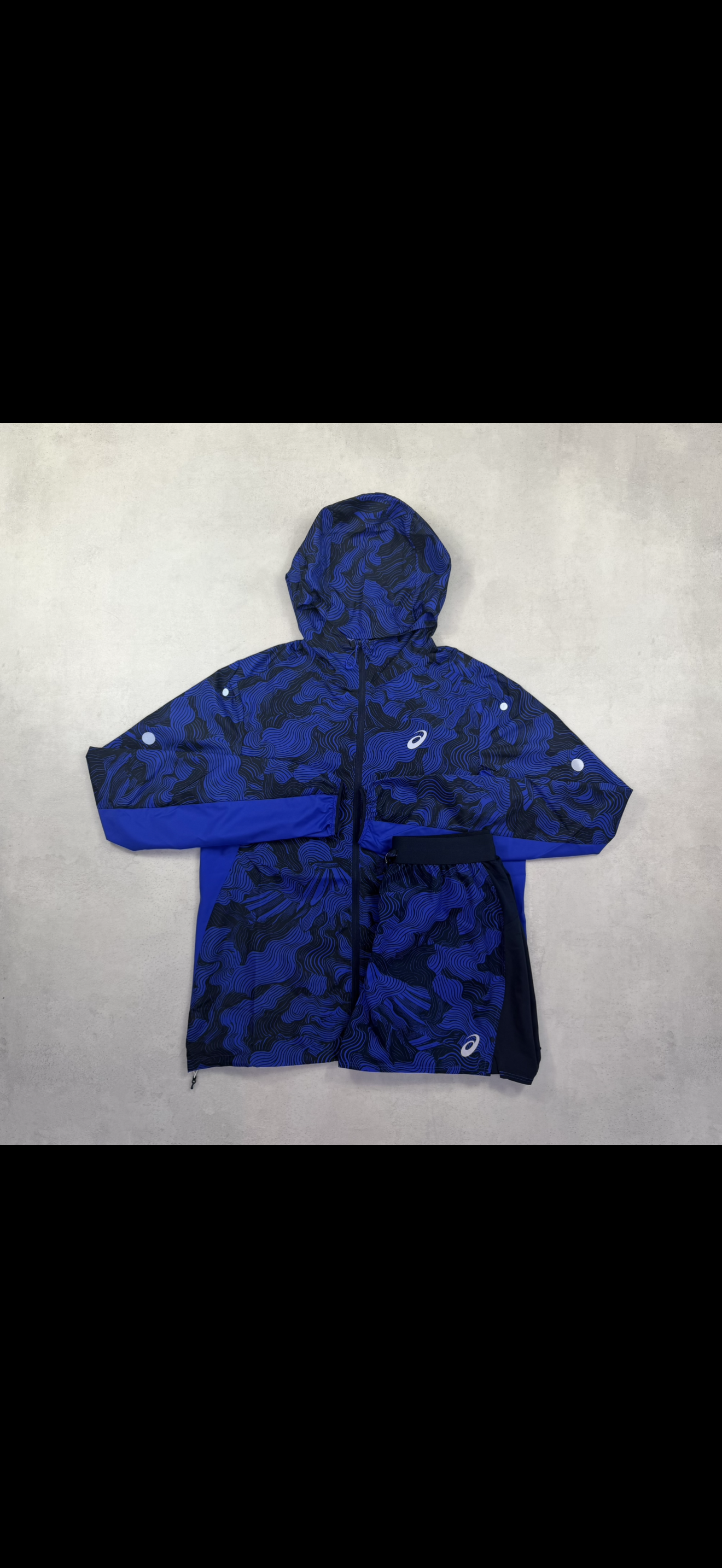 Asics Fujittrial Windrunner & Fujittrail Shorts - Purple/Black