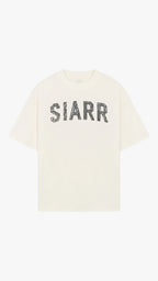Siarr Scribble T-Shirt - White/Grey