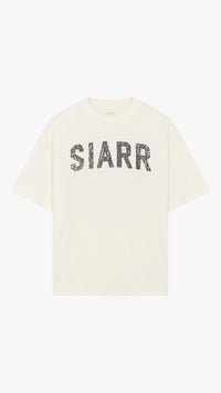 Siarr Scribble T-Shirt - White/Grey