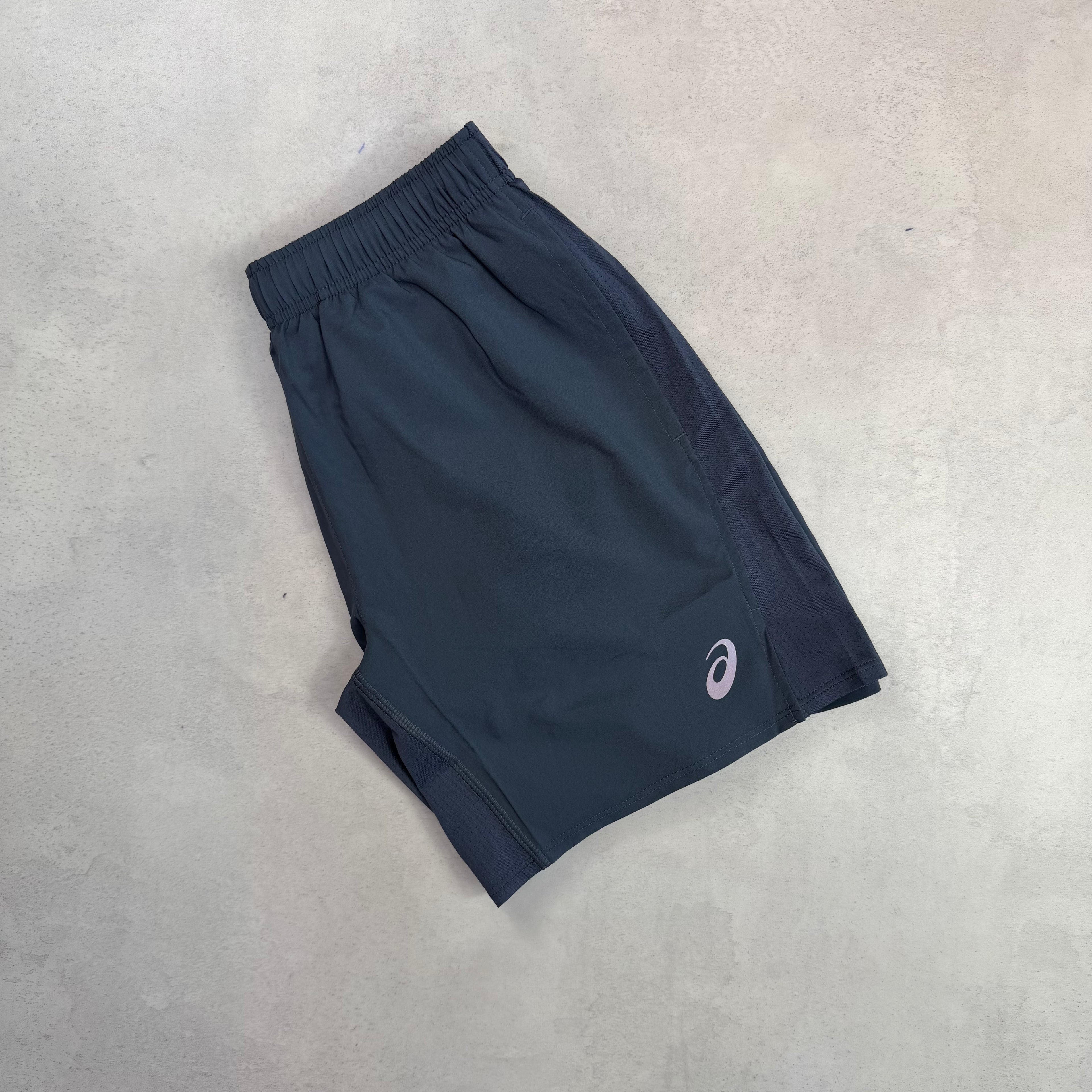 Asics Energy Aqua Windrunner & Carrier Grey Shorts Trio Set