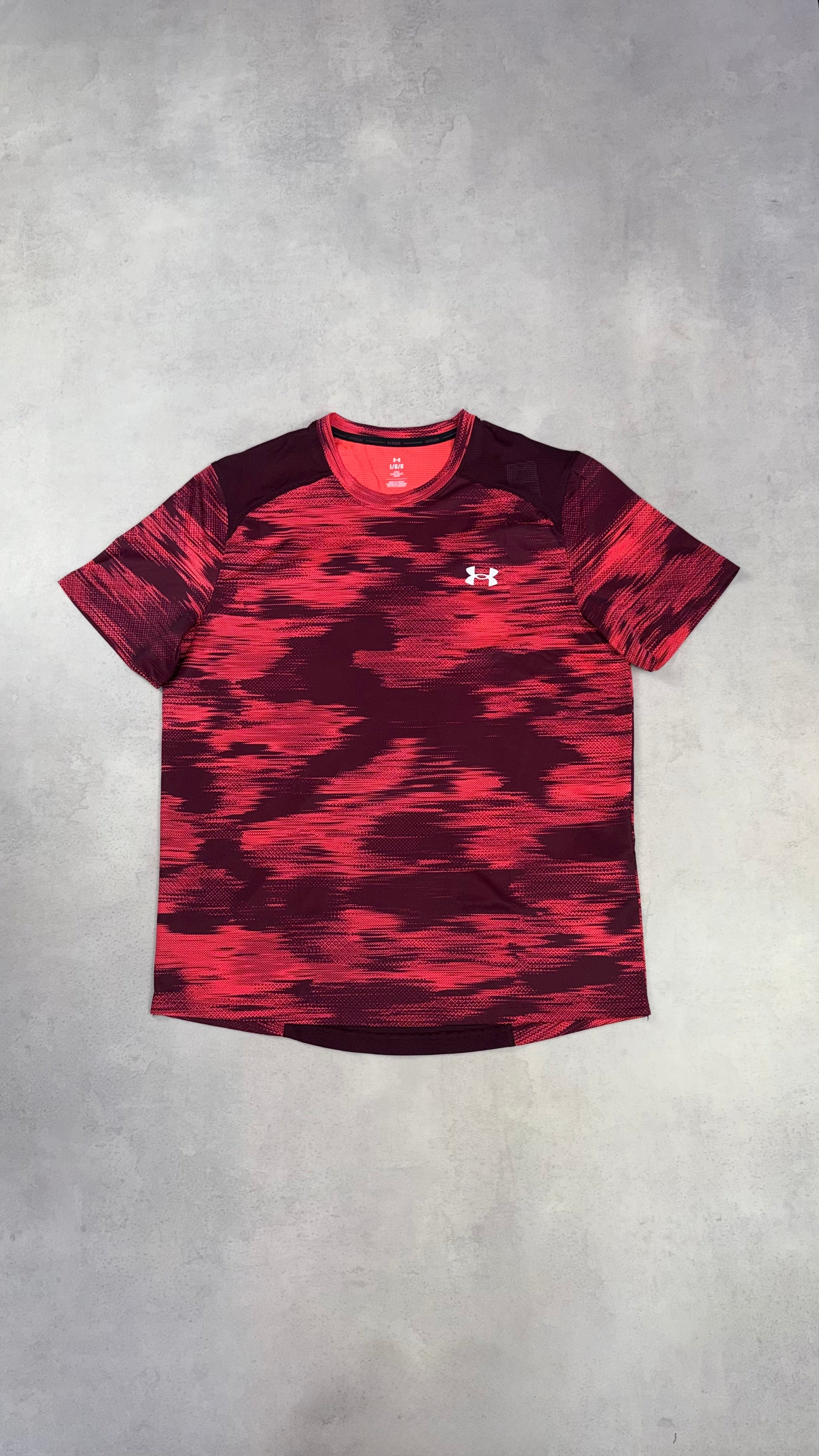 Under Armour CoolSwitch Printed SS T-Shirt - Red