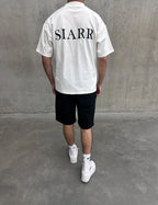 Siarr Puff T-Shirt - White/Black