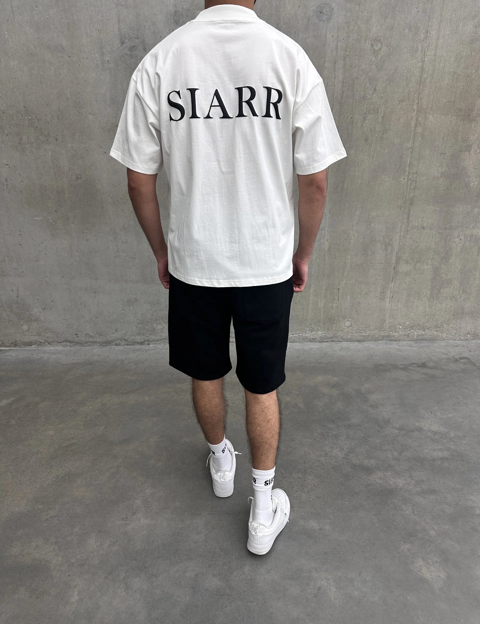 Siarr Puff T-Shirt - White/Black