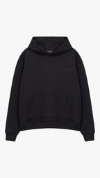 Siarr Puff Hoodie - Black