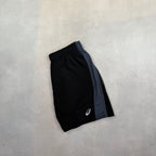 Asics Black/Grey Core Block T-Shirt & Shorts Duo Set