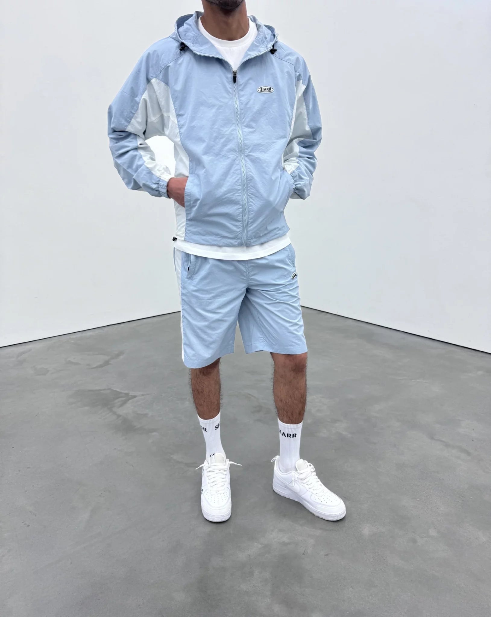 Siarr Orbit Shorts - Light Blue