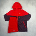 Nike Crimson Red/Maroon Windrunner & Challenger Shorts Duo Set