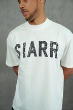Siarr Scribble T-Shirt - White/Black