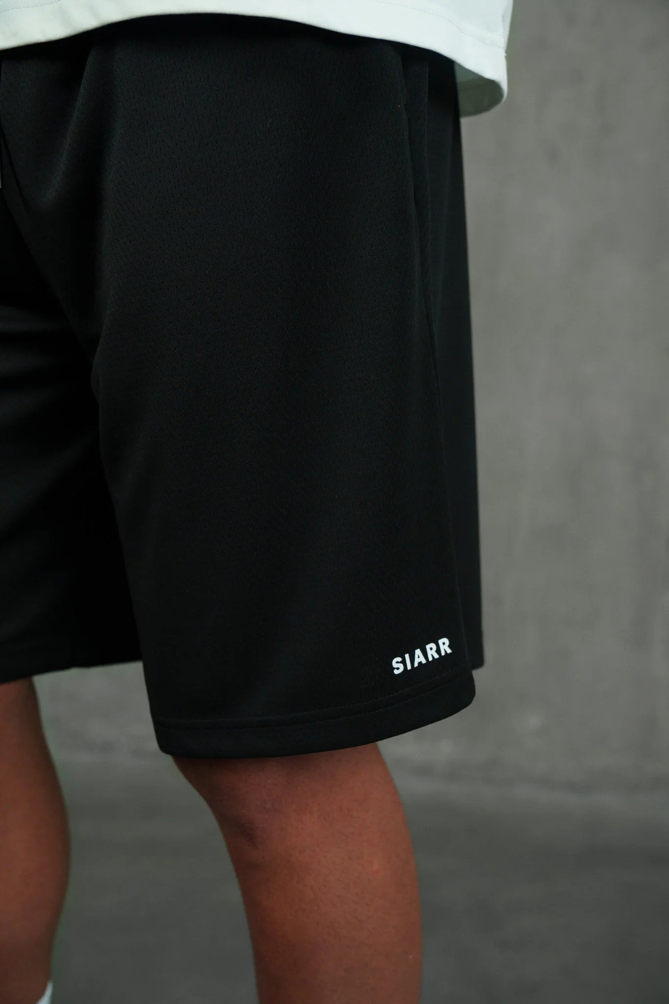 Siarr Mesh Shorts - Black