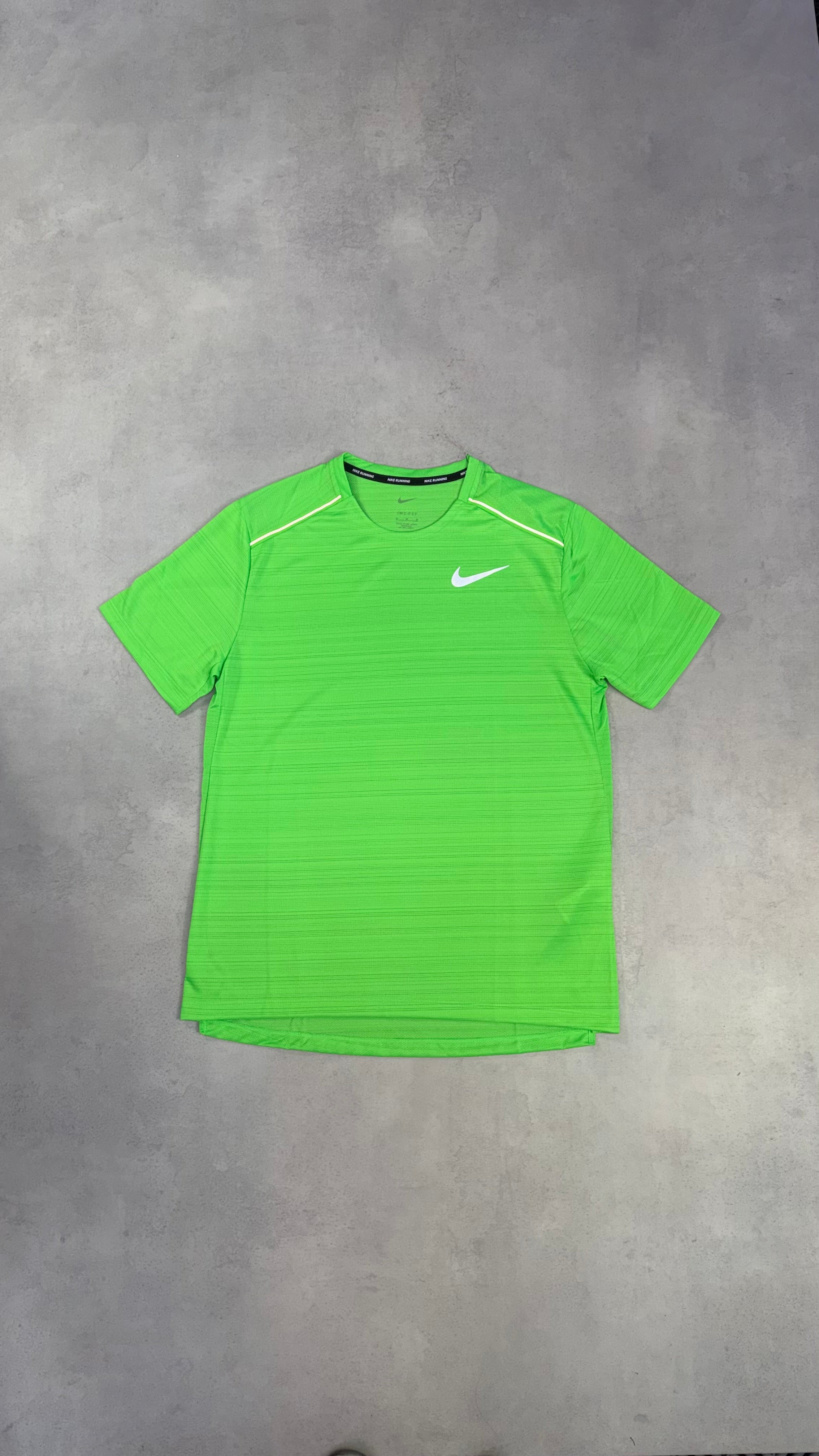 Nike Miler T-Shirt - Green Strike