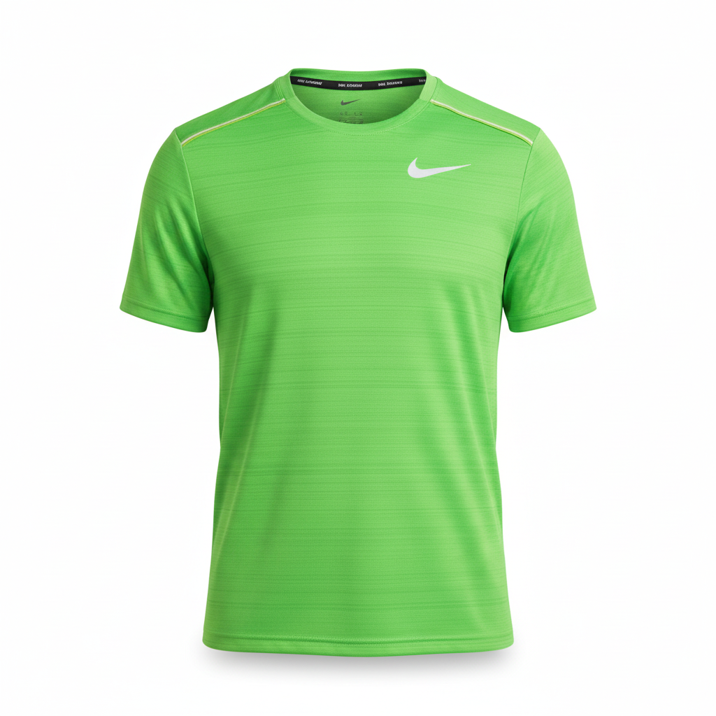 Nike Miler T-Shirt - Green Strike