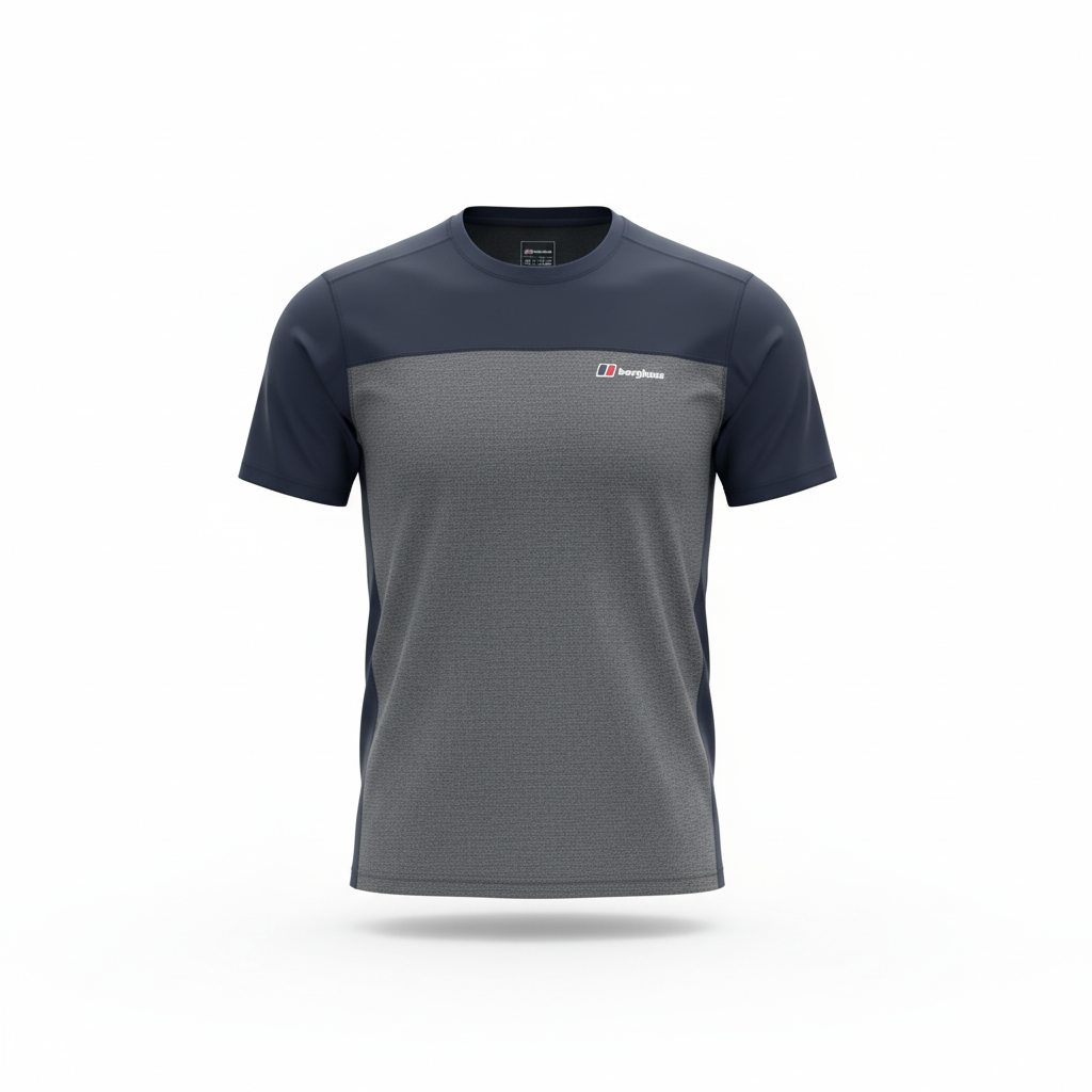 Berghaus 247 Explorer T-Shirt - Navy/Grey
