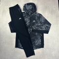 Trailberg Black Vertex Obsidian Windrunner & AW25 Black Cloud Pants Tracksuit