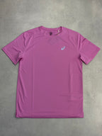 Asics Bubblegum Core T-Shirt & Carrier Grey Core Shorts Duo Set